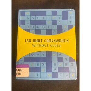 150 Bible Crosswords Without Clues Barbour‎ Publishing KJV Scripture Puzzle Book